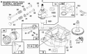 Piston Grp Sump Cam Crank Diagram and Parts List for 257707-0127-01  Briggs and Stratton Engine